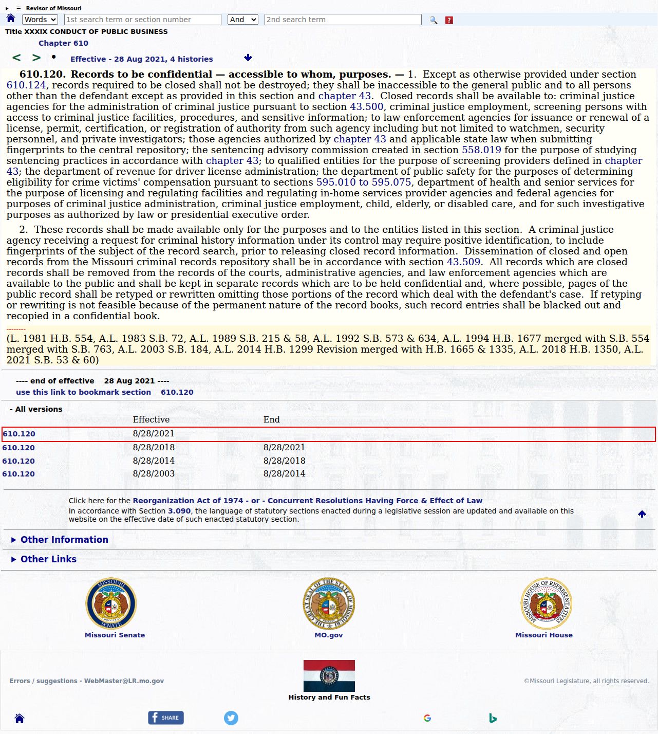 Howard County criminal docket closed-record access rule