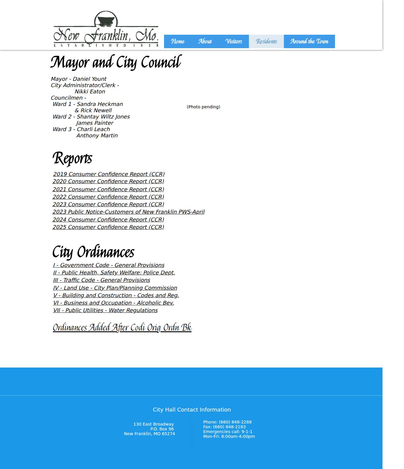 New Franklin court docket distinction with official city ordinance and City Hall information
